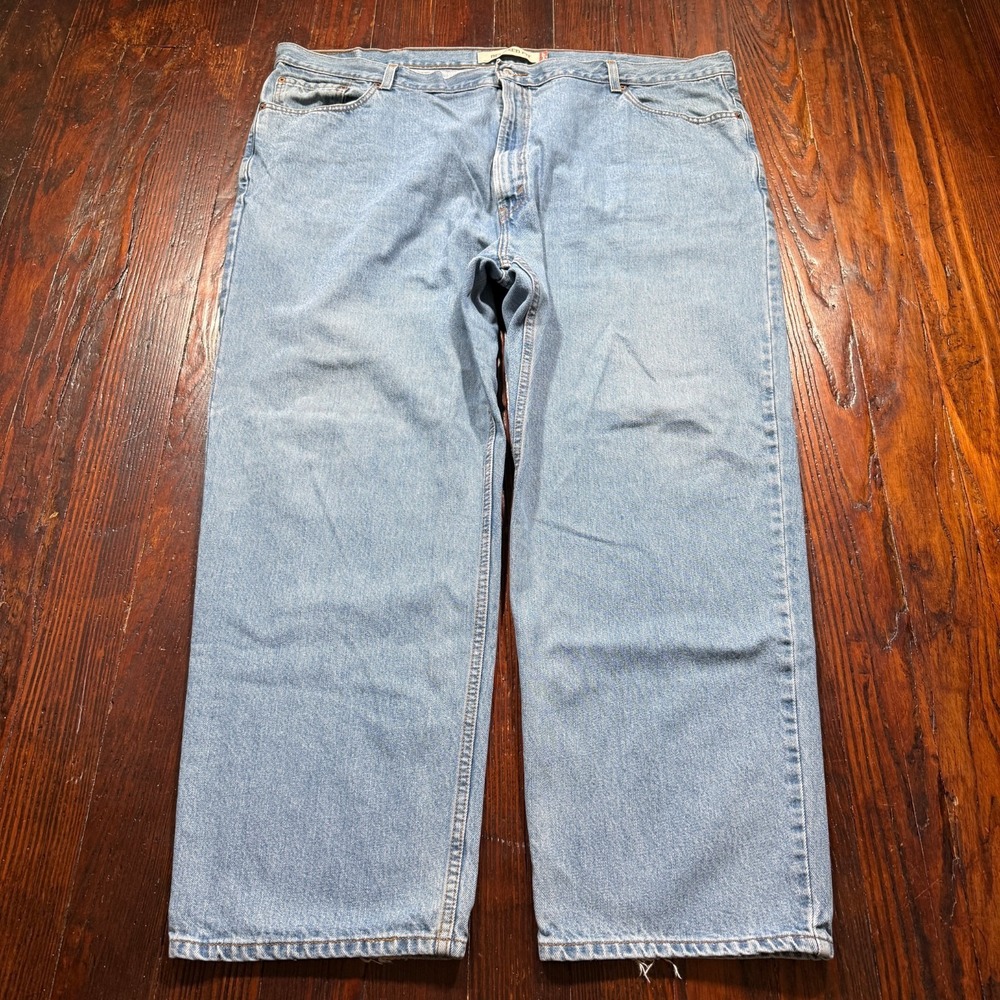 VTG Levis 550 Jeans Mens 48x30 Blue Relaxed Straight Faded Y2K Grunge
